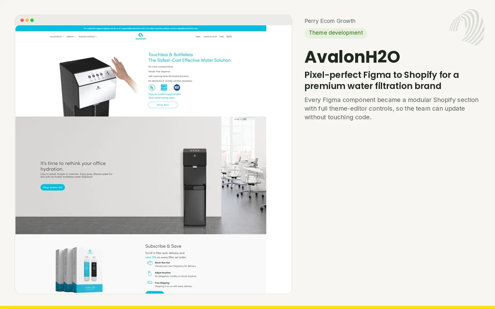 AvalonH2O storefront