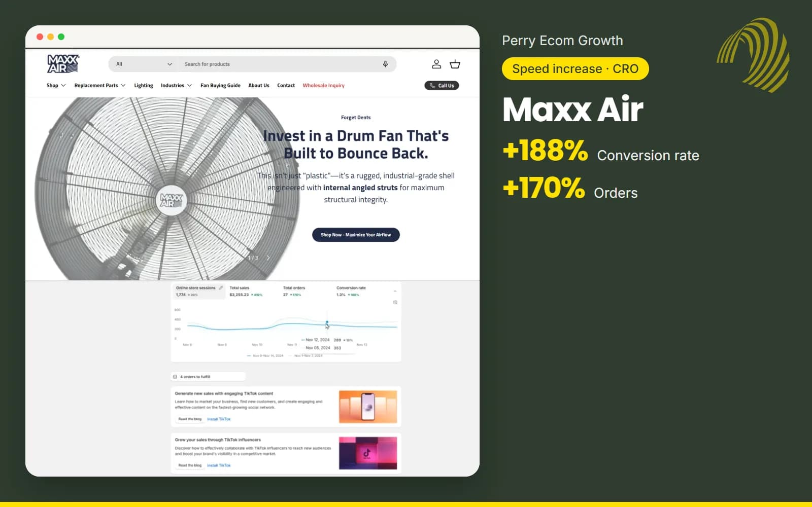 Maxx Air storefront