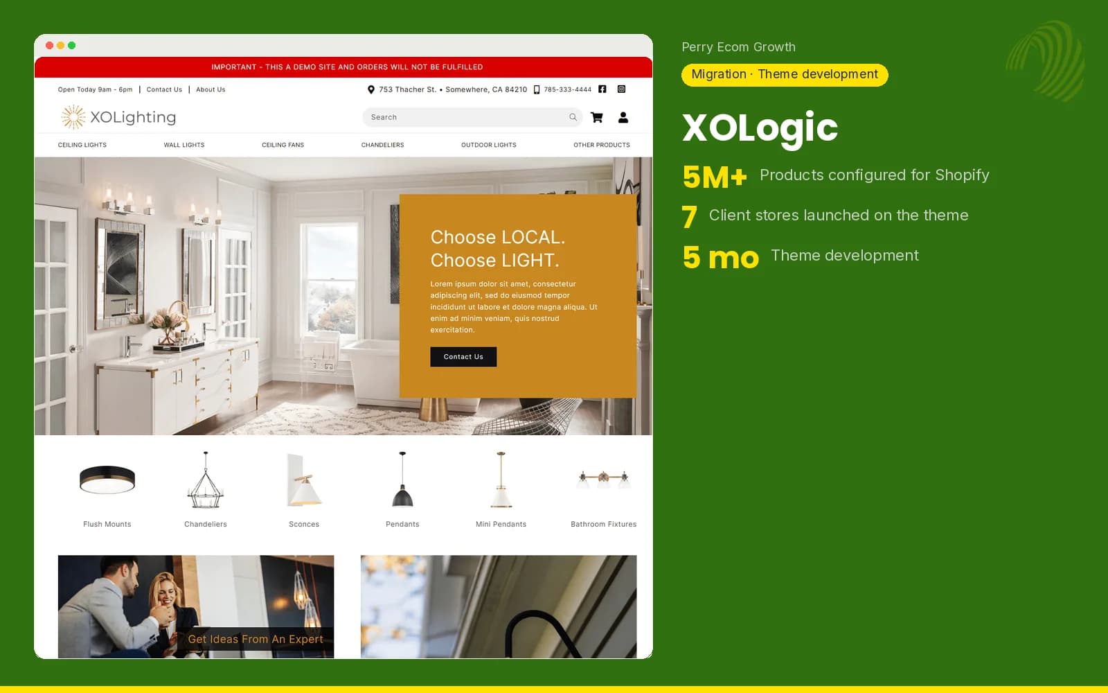 XOLogic storefront